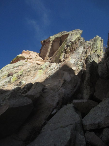 This is the corner at the start of the route