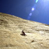 First Pitch of 'Little Nukey'....Rumoured to be the best 5.8 face pitch in the Sierra.