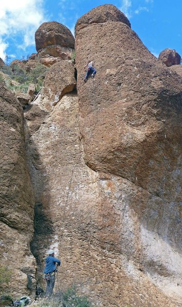 Lindsey on Weak Sister, 5.10a.