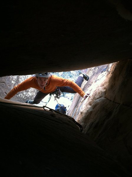 Another chockstone picture