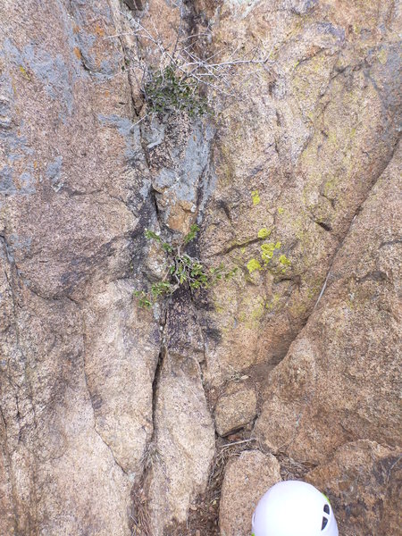The start of the route. X marks the spot