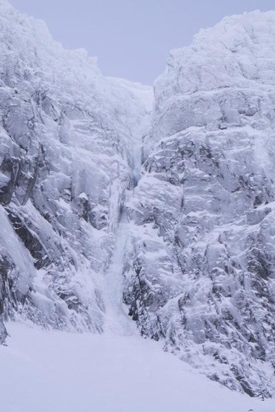 Point Five Gully from below<br>
<br>
Photo by Alastair Begley - http://www.masterplan-photography.co.uk/