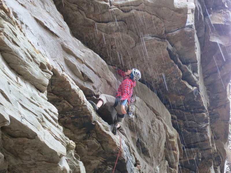 Rock Climb Knee Deep, Deep Creek