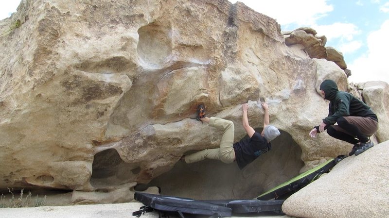 working towards the crux
