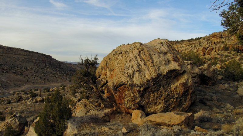 Definite Boulder's south face.