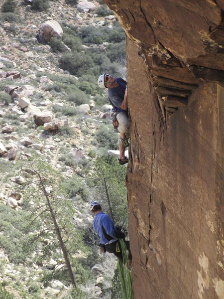 Close up of the start of the 3rd Pitch of Excellent Adventure