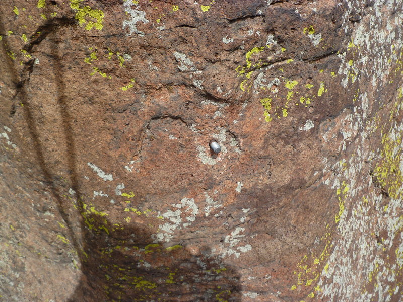 The bolt with no hanger.