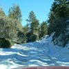 Winter road conditions, Holcomb Valley Pinnacles