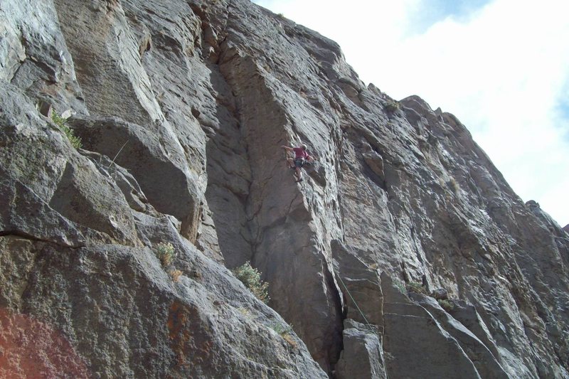 Mike Arechiga on the mega classic, Crusher. 5.9. Pop Tart Towers.
