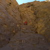 Mike Arechiga on a super fun new 5.10a route on Pub Wall, need a 70 meter cord for this route.