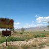 Roadside sign, Central Nevada