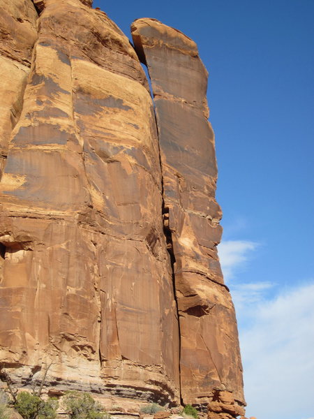 the unclimbed left side