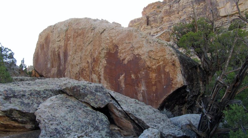 Griddle Block east and north faces.