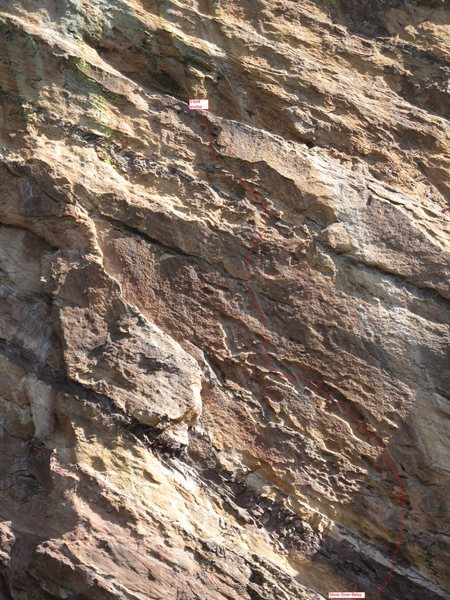 A closer view of the second pitch.