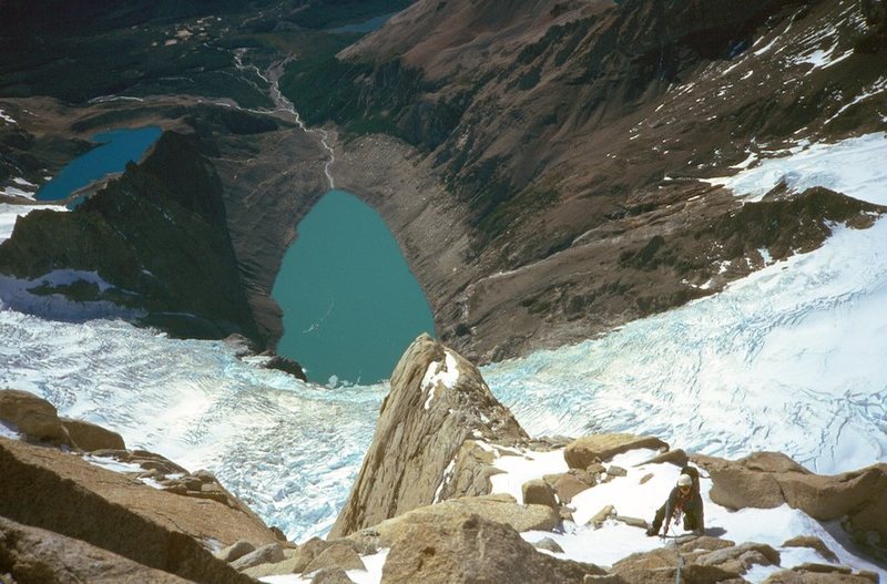 Laguna Sucia, Laguna de Los Tres, from the approach to Poincenot