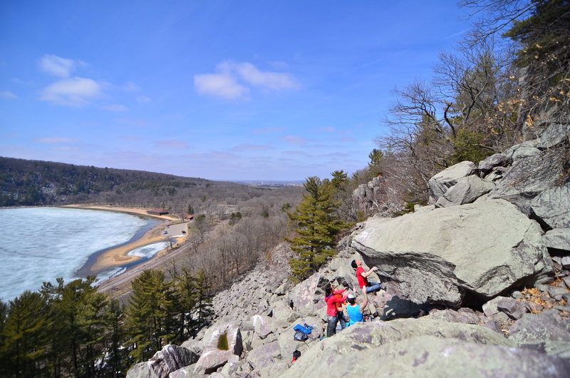 Dobbe at the start of The Exfoliator.