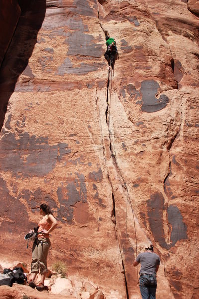 Reaching the first nice rest point in a large opening.