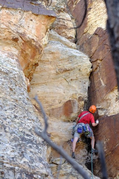 Looking at gear options on the beginning of pitch 5.