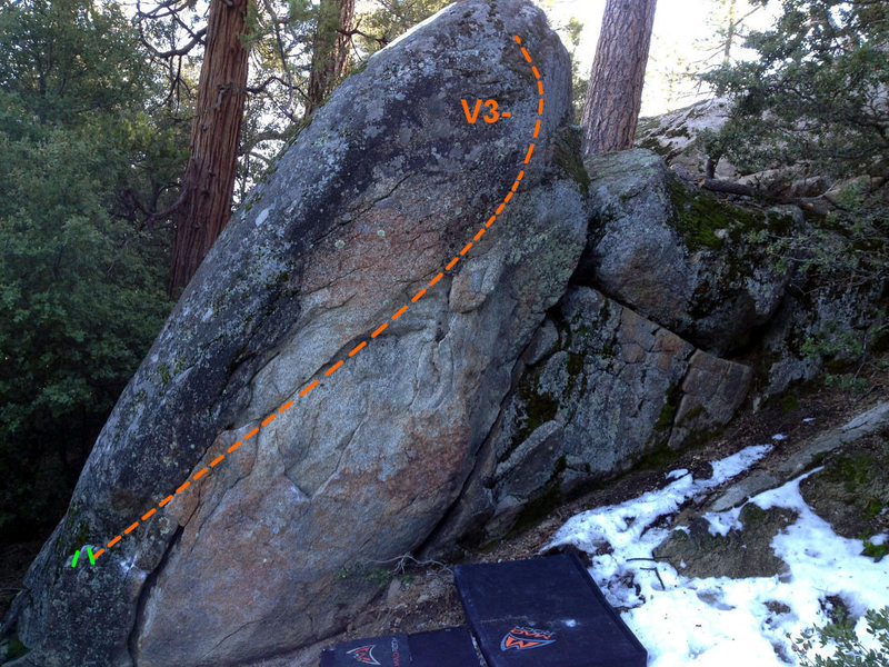 Orange Slice Boulder