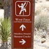 Trail sign for Left Hand of Darkness (W. Face), Joshua Tree NP<br>
<br>
<br>
<br>
<br>
<br>
