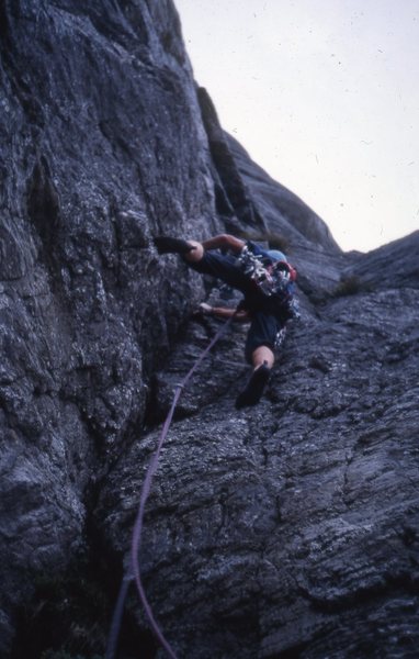 During the first ascent of Sort/hvitt
