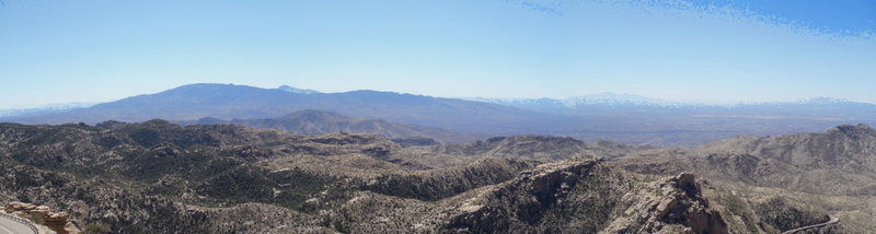 The view from atop Hitchcock Pillar in late March, 2013.