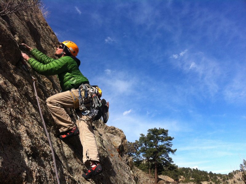 Clint Casey on the upper hand crack.