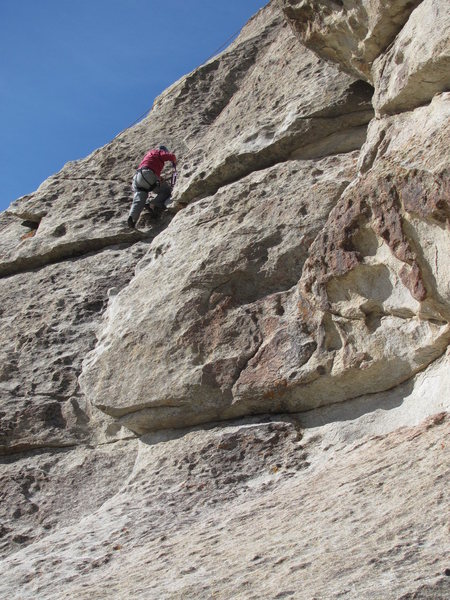 Rodger following on "Flake Route."
