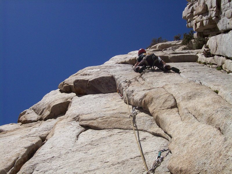Rock Climb Africa Flake, Sierra Eastside