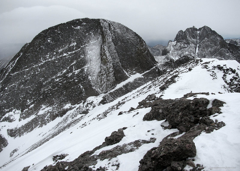 Kit Carson, seen from Challenger Point, February 3, 2013.
