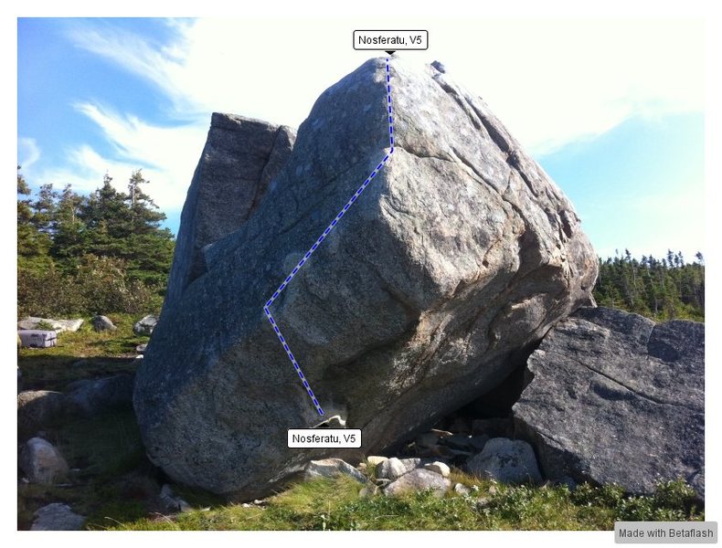 Trailer Boulders Front Topo