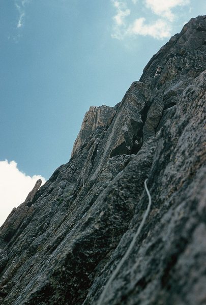 High on Stettner's Ledges.