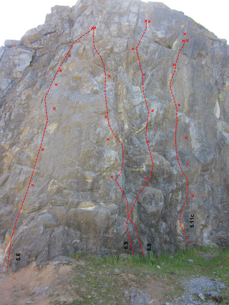 2nd bolted line from left<br>
<br>
topo w/new bolts