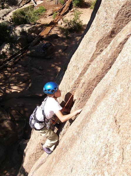 Tristan jamming both cracks.