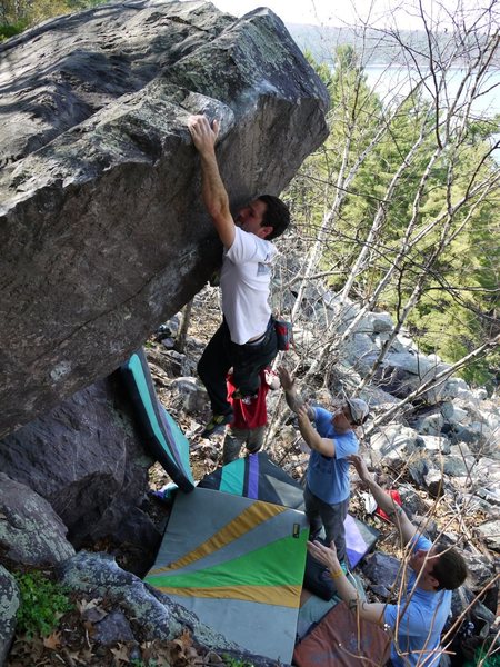 Ian sticking the top