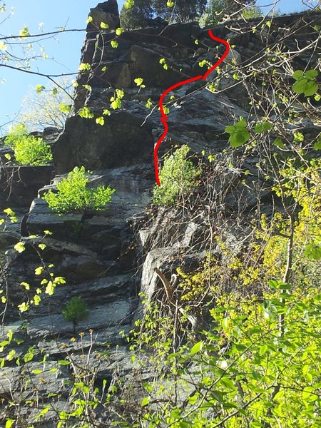 This shows the second pitch of corkscrew.