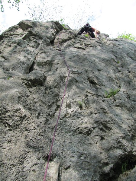 Fanny at the anchor of Variante.