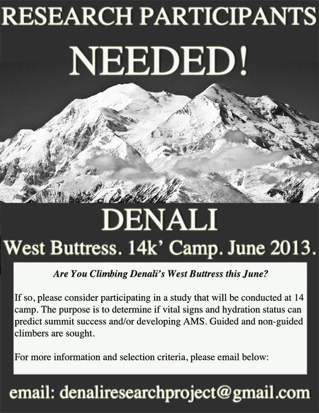 please email denaliresearchproject@gmail.com for more information