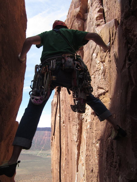 bondo at the notch, just below the top