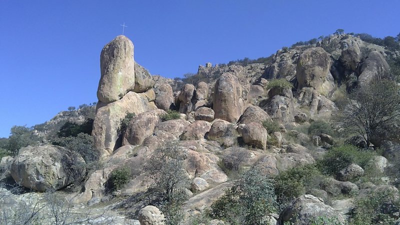 principal climbing zone at el Diente