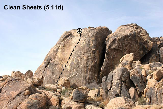 Clean Sheets (5.11d), The Cemetery