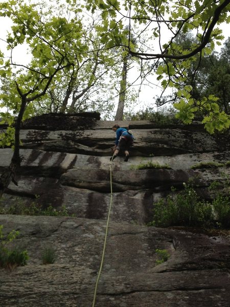 Meaghan Smith hiking the onsight of Winter Classic.