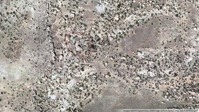 The micro view on the map where the Arena is located.