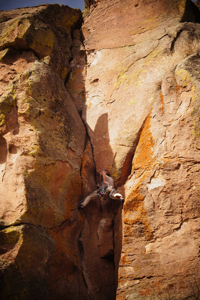 FFA with JJ Schlick<br>
<br>
Great rock and all gear to the top after the stem box.