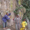 Local boys, future climbers!
