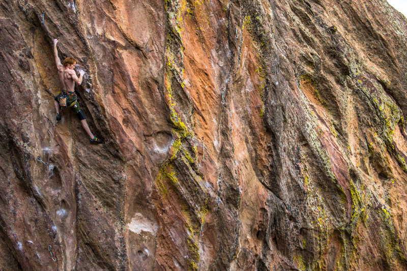 Best hard sport route in the Front Range?<br>
One of many amazing photos by Eric Ian.