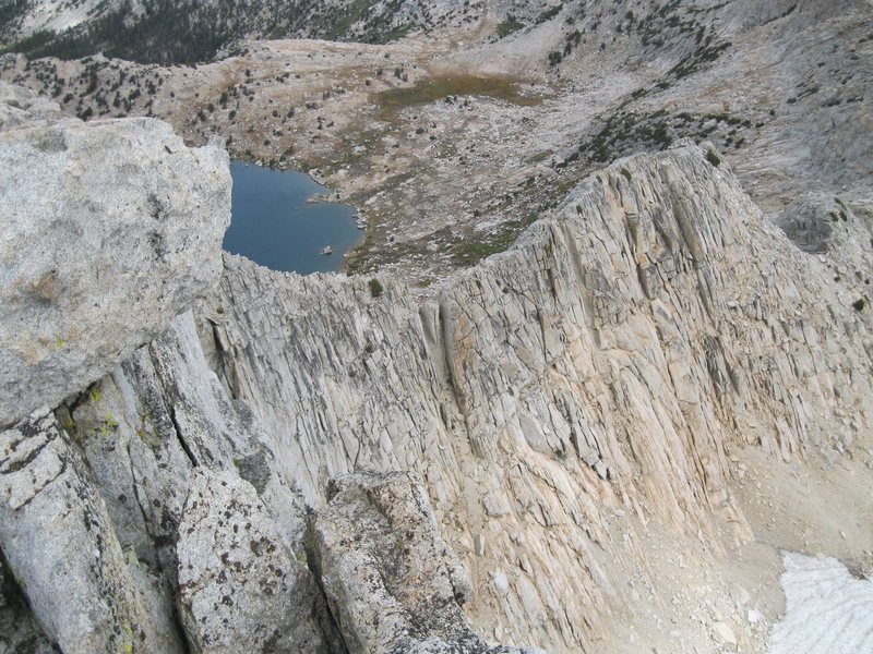 Higher up the Northwest Ridge.