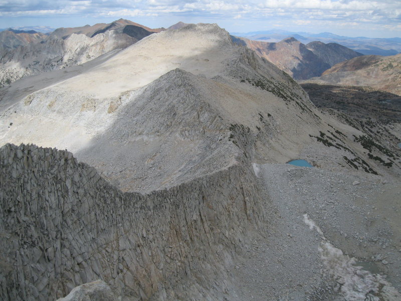 Looking down the lower portion.