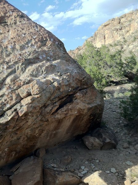 South face of Newbie Block.