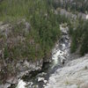The Cheakamus River from the top of Star Chek
